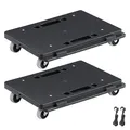 Produktbild: VEVOR Möbelwagen, 227 kg Kapazität pro Zählung, Möbelbeweger mit Rollen, tragbare bewegliche Rollen, 4 Räder, strapazierfähig, Kleiner Flacher Rollwagen mit Verriegelung für schwere Möbel, 2 Stück