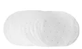 Produktbild: 100 Stück Dim Sum Papier Ø 23 cm als Unterlage für Bambusdämpfer, Heißluftfritteuse, Dampfgarer Air Fryer Airfryer Liner, antihaftbeschichtet, rundes Backpapier Perforiertes Bambus Papier