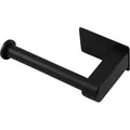 Produktbild: Toilettenpapierhalter CORNAT, schwarz, B:13,6cm, Stahl, Toilettenpapierhalter, 2 verschiedene Befestigungsoptionen