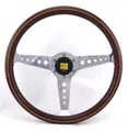 Produktbild: Momo Holz Mahagoni Sportlenkrad Heritage California 360mm braun silber chrom ste