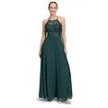 Produktbild: Vera Mont Abendkleid Damen rückenfrei Spitze grau L (42)