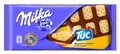 Produktbild: Milka Tuc Cracker Schokolade aus köstlich feiner Alpenmilch 87g