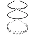 Produktbild: Metall Haarband, 3 Stück Haarreifen Männer Damen, Welle Metall Stirnband, Rutschfestes Elastisches Haarreifen, Stirnband Herren, Haarbänder für Männer Frauen, für Outdoor Sports Yoga