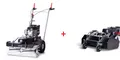 Produktbild: Limpar 72 Set Motorkehrmaschine Benzinkehrmaschine 70 cm mit Kehrgutbehälter Set