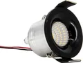 Produktbild: PremiumX LED Mini Spotlight schwarz Einbaustrahler 3W 240V Deckenspot