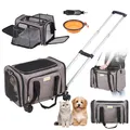 Produktbild: VEVOR Hundetrolley Hunderucksack Transporttasche Katzenrucksack Max.11,3kg