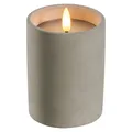Produktbild: Leonardo SILENZIO LED-Kerze Batteriebetrieben Grau Weiß Beton Kunststoff Ø 8 cm
