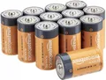 Produktbild: Amazon Basics Everyday Alkalibatterien, Typ D, 1,5 V, 12 Stück - EXP 2025-07