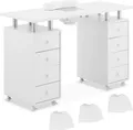 Produktbild: Kosmetische Maniküre Schreibtisch mit Kanister 8 Schubladen 119 x 45 x 77 cm