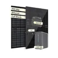 Produktbild: VALE Balkonkraftwerk Bifazial 900 Wp Full Black - Marstek-M2-800 Wechselrichter - Marstek B2500-D 2.480 Wh - Solarpanel Set mit Speicher - 5m AC-Kabel