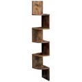 Produktbild: Boxxx Eckregal, Braun, Holzwerkstoff, 5 Fächer, 20x127.5x20 cm, Beimöbel erhältlich, hängend, Wohnzimmer, Regale, Eckregale