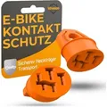 Produktbild: Wheeloo Kontaktschutz Abdeckung für Bosch I 2er Set E-Bike Akku, eBike Akku Zubehör I Ladekabel Pin Schutz - Regen, Schmutz und Dreck
