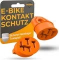 Produktbild: Wheeloo Kontaktschutz Abdeckung für Bosch I 2er Set E-Bike Akku, eBike Akku Zubehör I Ladekabel Pin Schutz - Regen, Schmutz und Dreck