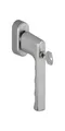 Produktbild: Fenstergriff Hamburg 0700S/UD9020 Alu.F9/stahlfarben 32-42mm abschl.HOPPE