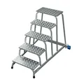 Produktbild: KRAUSE Montagetritt STABILO  silber 5 Stufen, H: 101,0 cm