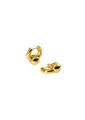 Produktbild: Purelei Orbit Ohrringe – Wandelbare Creolen mit abnehmbaren Kugelanhängern – Edelstahl 18K vergoldet – 20 mm – Statement Schmuck für Damen – Gold/Silber/Roségold (Gold)
