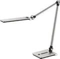 Produktbild: Hansa Schreibtischleuchte Wave silber geb.H.max.760mm Standfuß m.LED LED Lampe