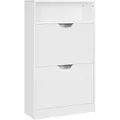 Produktbild: Boxxx Schuhkipper Vasagle, Weiß, Holzwerkstoff, 60x102x24 cm, stehend, Garderobe, Schuhaufbewahrung, Schuhkipper