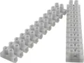 Produktbild: Unitec 2x Lüsterklemmen Verbindungsklemme 12polig x 1,5-6,00mm² weiß VDE