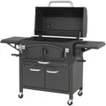 Produktbild: El Fuego Grand Ontario AY 572 Holzkohlegrill - Schwarz - Smoker