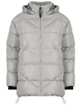 Produktbild: ROADSIGN australia Damen Jacke Langer Steppmantel für kalte Tage grau, M