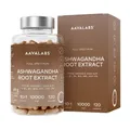 Produktbild: Aavalabs Bio Ashwagandha KSM 66 10.000mg | Mit Magnesium, Zink & Vitaminen | 120 Kapseln
