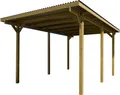 Produktbild: weka Einzelcarport 606 Gr.1, BxT: 300x500 cm, 225 cm Einfahrtshöhe
