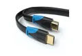 Produktbild: JAMEGA HDMI Kabel Flach 4K Ultra HD 2160p 1080p 3D ARC CEC 3m - 20m in Schwar HDMI-Kabel, HDMI 2.0, HDMI Typ-A-Stecker auf HDMI Typ-A-Stecker (2000 cm)