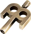 Produktbild: Meinl Stick & Brush Kinetic Drum Key Antique Bronze - Stimmschlüssel - Schlagzeug Zubehör - drum key tool (SB510)