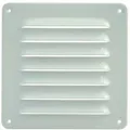 Produktbild: Marley Lüftungsgitter 155 X 155 Mm, Aluminium, Weiß Lüftungsgitter