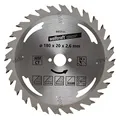 Produktbild: wolfcraft 6472000 | Handkreissägeblatt HM | Serie silber | 28 Zähne | ø180mm