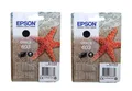 Produktbild: 2er Pack EPSON 603 Schwarz Tintenpatrone C13T03U14010 für Epson WorkForce, Expre