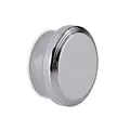 Produktbild: MAUL Neodym Magnet Ø 16 x 7 mm | Starker Magnet mit hoher Haftkraft (5kg) | Magnet mit elegantem und modernem Design | Ideal für Magnettafel, Kühlschrank und Whiteboard | Silber