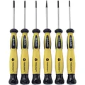 Produktbild: TOOLCRAFT Elektronik- u. Feinmechanik, ESD Schraubendreher-Set 6teilig Schlitz, Kreuzschlitz Phillips