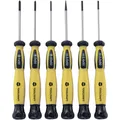 Produktbild: TOOLCRAFT  Elektronik- u. Feinmechanik, ESD Schraubendreher-Set 6teilig Schli...