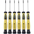 Produktbild: TOOLCRAFT Elektronik- u. Feinmechanik, ESD Schraubendreher-Set 6teilig Schlitz,