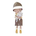 Produktbild: Little Dutch 4537 Stoffpuppe Kuschelpuppe Jake mit Katze (35 cm)