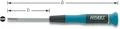 Produktbild: HAZET Elektronik-Schraubendreher- Schlitz Profil - 168 mm 805-03
