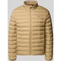 Produktbild: Tommy Hilfiger Regular Fit Steppjacke mit Logo-Stitching in Beige, Größe XL