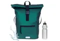 Produktbild: ELEPHANT Freizeitrucksack Time Bag aus Plane, Rucksack Laptoprucksack Daypack wasserabweisend + Trinkflasche