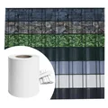 Produktbild: PVC Sichtschutzstreifen - Weiß RAL9010 - 35m (7m²) - Doppelstabmatten Zaunfolie