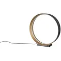 Produktbild: Musterring Led-Tischleuchte Musterring, Schwarz, Gold, Metall, 46 cm, Schnurschalter, Farbtemperaturwechsler, Lampen & Leuchten, Innenbeleuchtung, Tischlampen