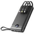 Produktbild: VEGER Powerbank C20 - 20 000mAh (Micro + Typ C + iPhone) schnelles Aufladen Schwarz (W2047)