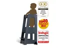 Produktbild: tiSsi® Stehhilfe Lernturm / Entdeckerturm Felix, Buche grau
