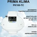 Produktbild: Prima Klima PK100-TC AC bis 280 m³/h, 100 mm Anschluss und Temperatursteuerung