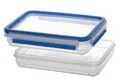 Produktbild: Emsa Aufschnittbox Clip & Close 2x0,6L luftdicht blau Kunststoff