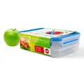 Produktbild: emsa Frischhaltedosen CLIP & CLOSE 7.7 cm hoch 2x 0,6 l transparent, blau