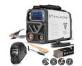 Produktbild: STAHLWERK Inverterschweißgerät Schweißgerät ARC 200 MD Digital - DC MMA, 30 - 200 A, Packung}, 8-tlg., Vollausstattung, Vollausstattung E-Hand, Lift-TIG Inverter mit 200 Ampere