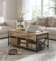 Produktbild: VASAGLE Couchtisch, höhenverstellbarer Wohnzimmertisch, 50 x 100 x (48-63) cm