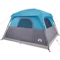 Produktbild: vidaXL Campingzelt 4 Personen Blau Wasserdicht 94543